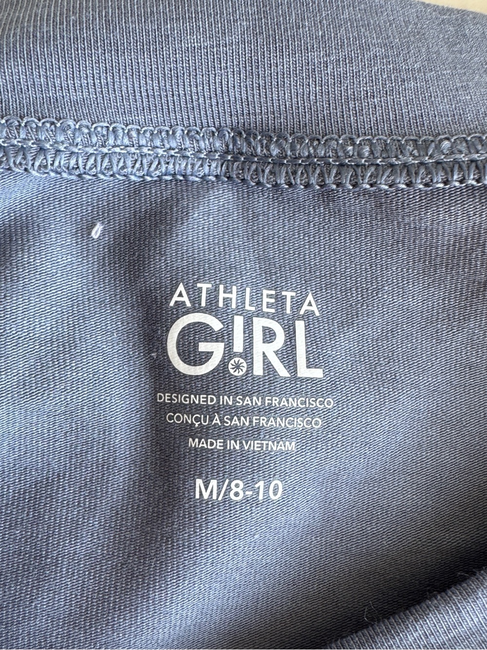 Athleta Girl Right Moves Dolman Tee. cropped athletic top bundle size 8/10 - Picture 3 of 10